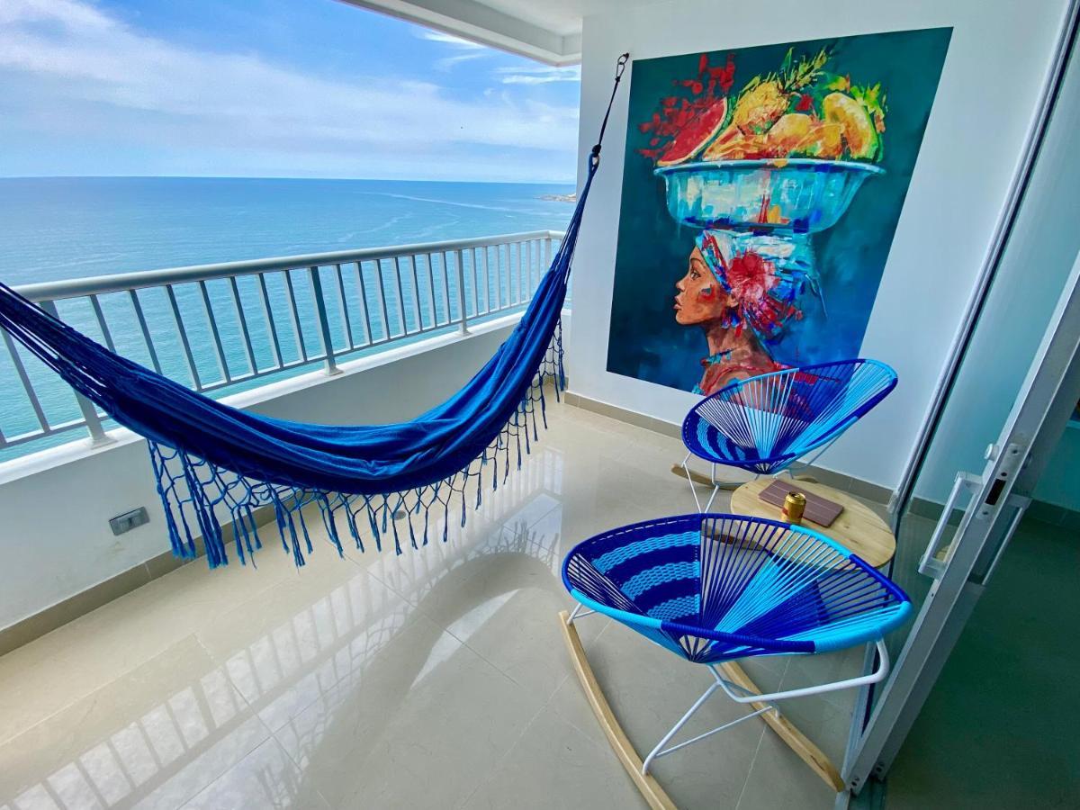 Ferienwohnung Palmetto Bocagrande Oceanfront Cartagena  Exterior foto