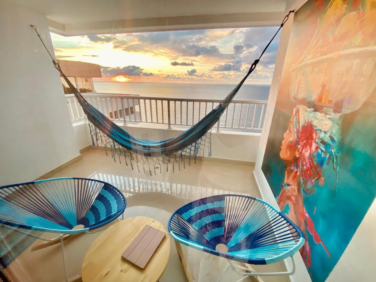 Ferienwohnung Palmetto Bocagrande Oceanfront Cartagena  Exterior foto