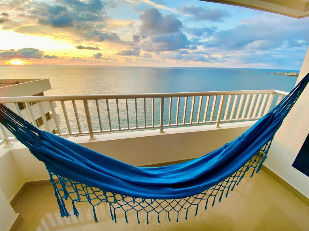 Ferienwohnung Palmetto Bocagrande Oceanfront Cartagena  Exterior foto