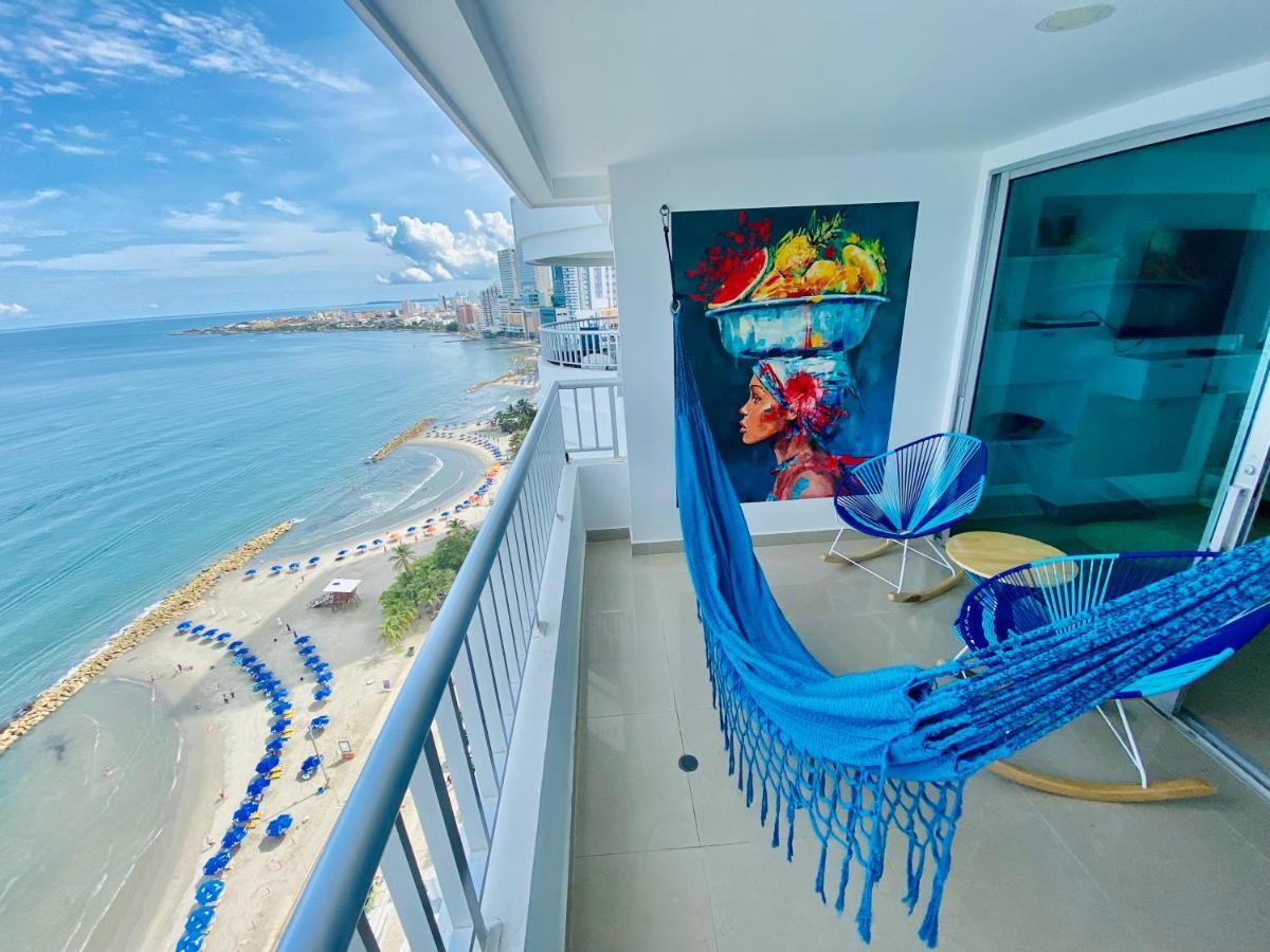 Ferienwohnung Palmetto Bocagrande Oceanfront Cartagena  Exterior foto